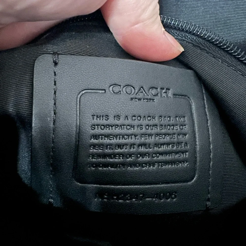 Coach messenger bag
